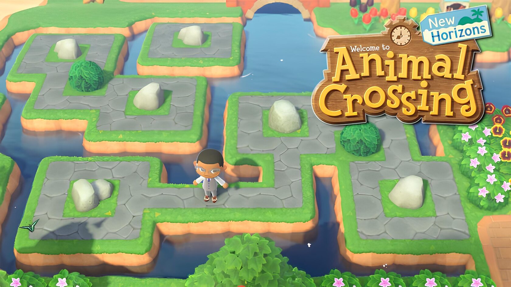 Сад камней в ACNH