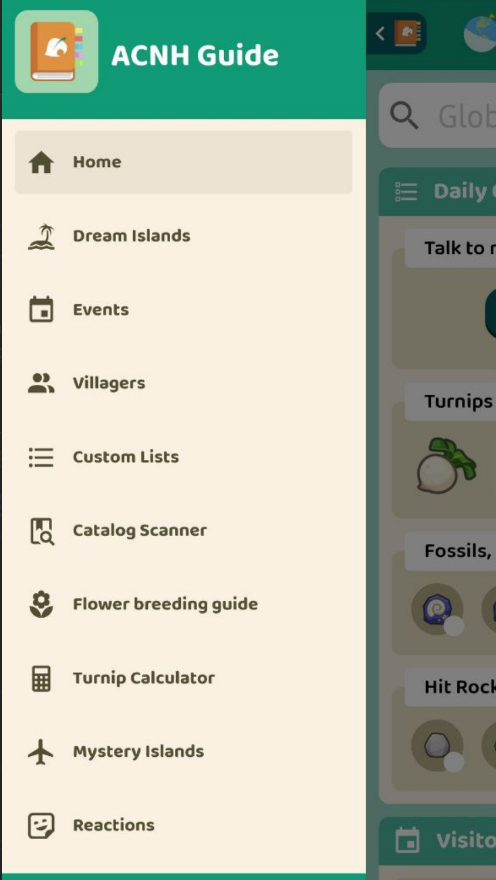 Боковое меню
