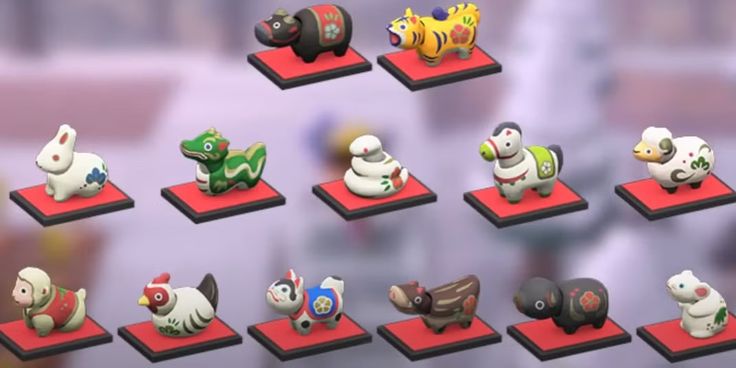 Подарки от Катрины - фигурки символов года (животные)