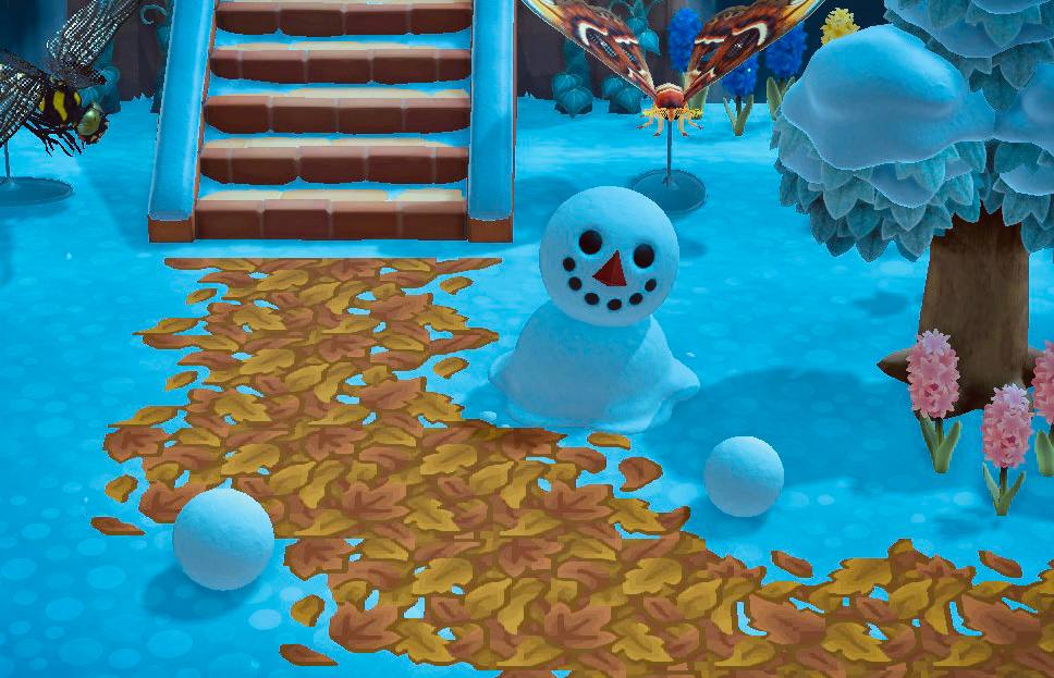 Снеговики и шарики