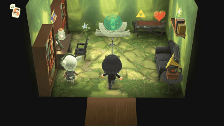 Домик Минеру внутри